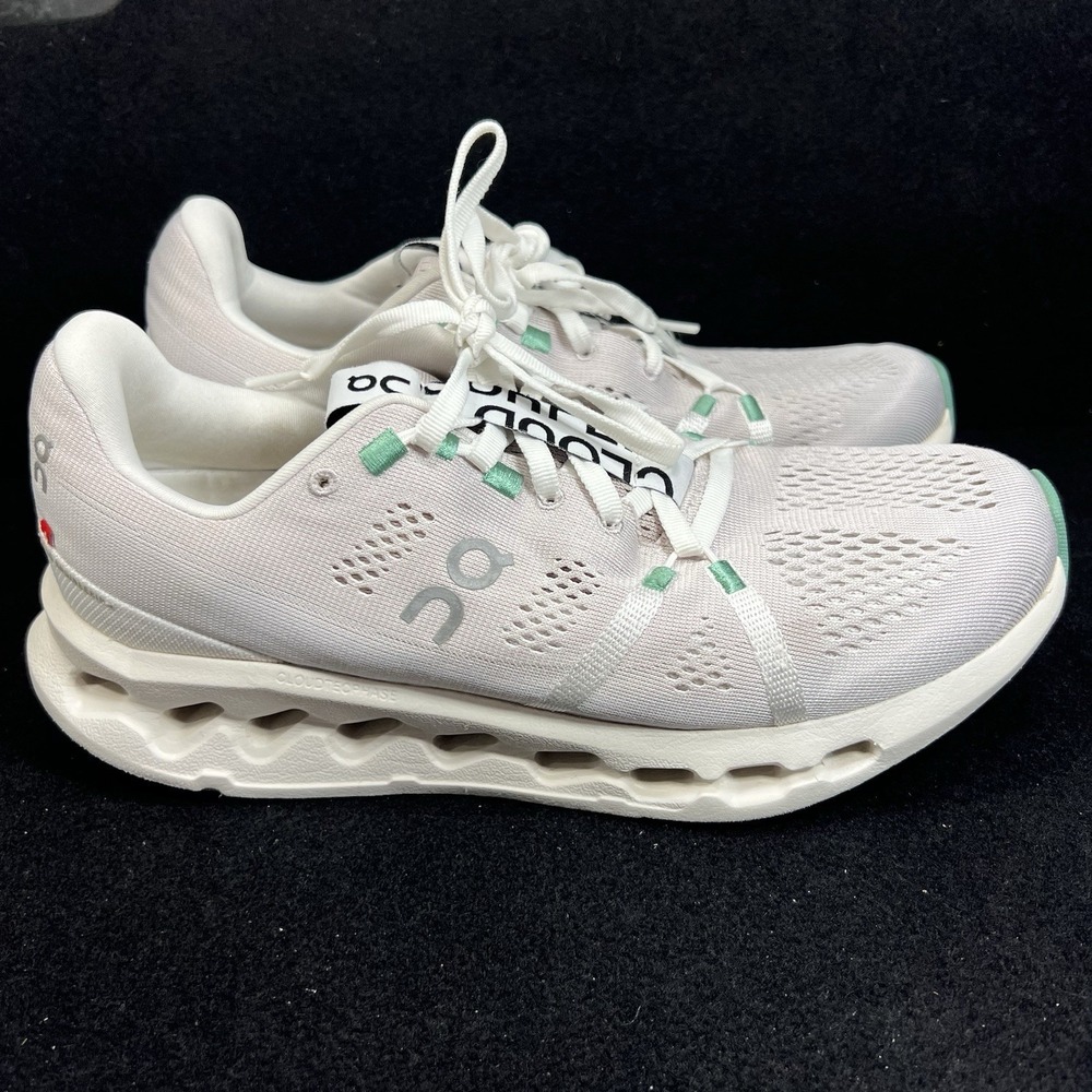 On Cloudsurfer 2 Gray Reflective Running Training Sneaker Shoe Womens 9.5 Helion